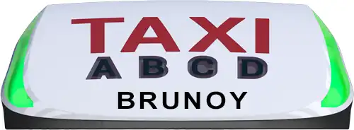 lumineux taxi Brunoy